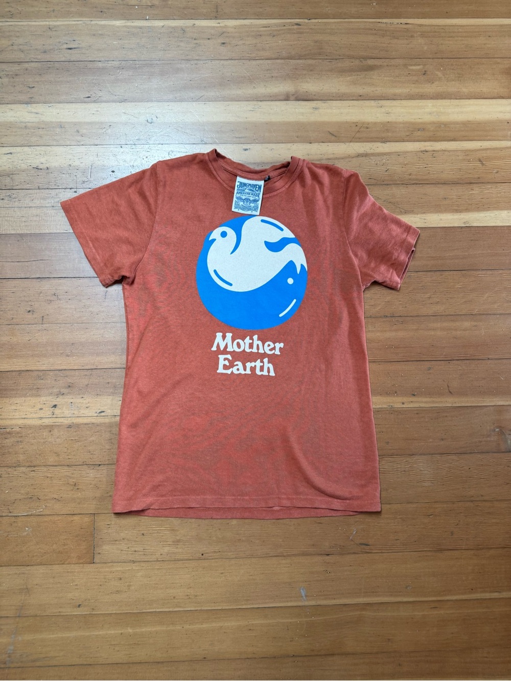 Jungmaven Mother Earth Hemp Organic Cotton Tee T-Shirt Size XS